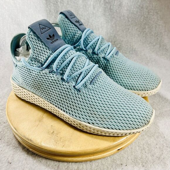 adidas Pharrell x Tennis Hu Ice Blue Men’s Size 8 Sneakers Shoes - Picture 4 of 8